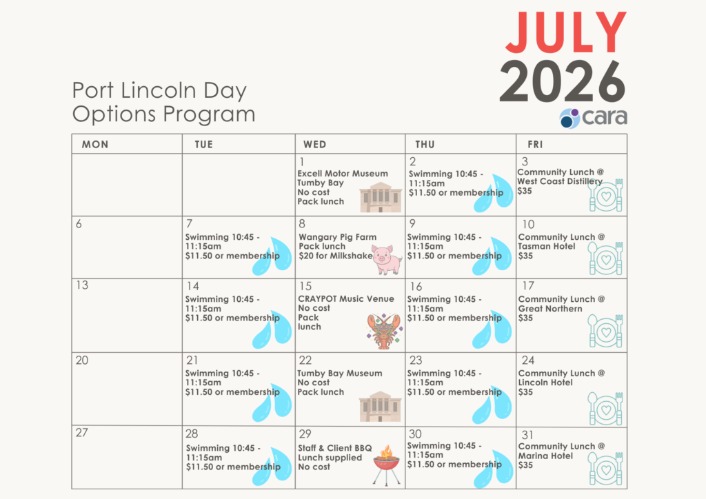 Day Options Program Calendar Template (3)