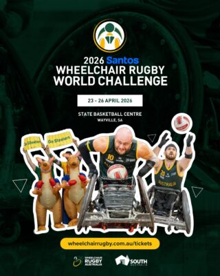 🏉 1 month to go!
The 2026 Santos Wheelchair Rugby World Challenge is almost here and there’s a 25% off community discount for tickets!✨ Use code: COMMUNITY25
📅 23–26 April 2026
⏰ 9:30am – 7:30pm daily (ANZAC Day starts later)
📍 State Basketball Centre, WayvilleDon’t miss incredible athletes, huge hits, and fast‑paced action!
🎟️ Tickets in bio@wheelchairrugbyau
#WRWC2026 #WheelchairRugby #InclusiveSport #AdelaideEvents #Cara