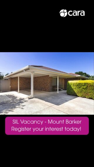 🏡 VACANCY ALERT – Nature Meets Independence in Mount Barker!Looking for a peaceful, purpose-built home in the Adelaide Hills? This Supported Independent Living (SIL) property in Mount Barker offers the perfect blend of accessibility, comfort, and connection to nature.🌿 Enjoy spacious living with beautiful surroundings
🛠️ Designed for independence and accessibility
👩‍🦽 Ideal for females seeking a supportive, inclusive environment
🏡 SIL Provider: Cara✨ Ready to make the move? Tap the link in our bio to explore more and register your interest today!#Cara #SILMountBarker #NDISHousing #DisabilitySupport #AdelaideHillsLiving #SILVacancy