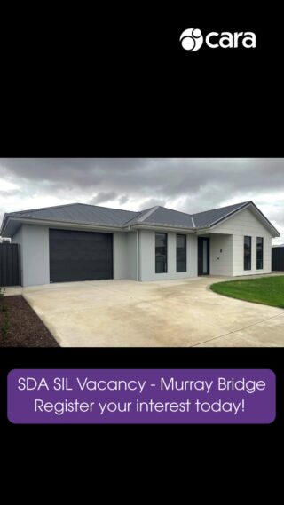 🏡 VACANCY ALERT – Specialist Disability Accommodation in Murray Bridge!Looking for a home that offers high physical support and independence in a peaceful regional setting? This SDA Supported Independent Living (SIL) property in Murray Bridge is purpose-built to empower your lifestyle.🛠️ High Physical Support design under SDA
🌿 Spacious, modern layout in a quiet community
👩‍🦽 Ideal for females seeking a supportive, inclusive home
🏡 SIL Provider: Cara✨ Ready to explore your next chapter? Tap the link in our bio to learn more and register your interest today!#Cara #SDAMurrayBridge #NDISHousing #DisabilitySupport #SILVacancy #RegionalLiving