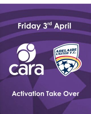 ⚽❤️ Cara's @adelaideunited Activation Round — This Friday!
It’s a double header you won’t want to miss:
🔥 AUFC Women v Wellington – 4:20pm
🔥 AUFC Men v Auckland FC – 7:05pmWe’ll be in the Activation Zone all day with games, freebies and friendly faces ready to chat about how Cara can support you or your loved ones to find joy, purpose and belonging.
And keep your eyes peeled for our half‑time takeover! 👀✨#AUFC #AdelaideUnited #ActivationRound #FootballFamily #Cara #JoyPurposeBelonging