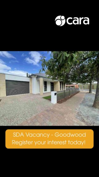 🏡 VACANCY ALERT - A Rare Opportunity in Goodwood! 🏡
Looking for a modern, purpose-built SDA home in one of Adelaide’s most sought-after suburbs? This Goodwood vacancy won’t last long!✔️ Specialist Disability Accommodation (SDA)
✔️ Designed for comfort, accessibility & independence
✔️ Located in a vibrant, connected community
✔️ SDA Funding: High Physical Support
✔️ SIL Provider: Cara📝 Visit our website to register your interest today! Link in bio
#Cara #SDAHousing #NDISProvider #DisabilitySupport #GoodwoodSA #SDAHousingVacancy