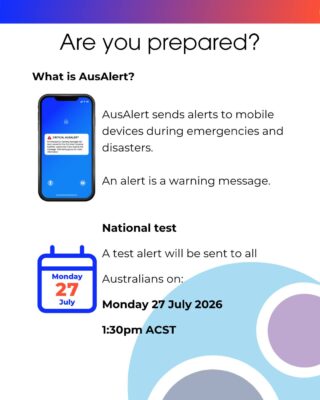 🚨📱 @ausalert is coming!
On 27 July, Australia will test its new emergency warning system.Want to know what to expect? Visit our linktree in bio
📖 Check out our Easy Read guide.
🧭 Find more helpful resources on Cara Compass.#CaraPossibilityServices #WhereDisabilityIsDifferent #AusAlert #AccessibleInformation #DisabilityCommunity #EmergencyPreparedness
