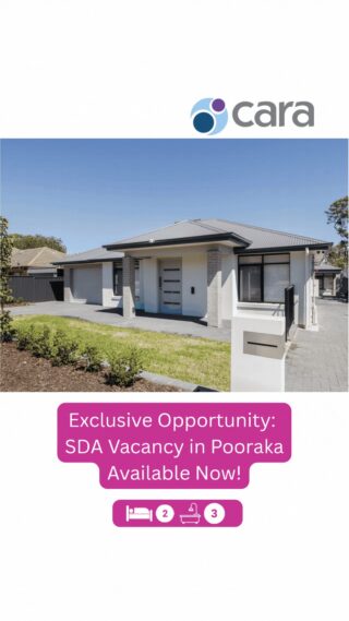 🏡 Exclusive vacancy opportunity: Pooraka, a modern, High Physical Support SDA home designed for comfort, accessibility, and independence.✨ Property highlights
✔️ Private bedroom with own ensuite and built in robe
✔️ Accessible kitchen with adjustable benchtop
✔️ Ceiling hoist provisions, automatic doors & wide pathways
👭 Housemate
📍 Close to parks, public transport and major shopping hubs including Ingle Farm Shopping Centre.🏷️ Housing Provider: @sanalivingau
🤝 SIL Provider: Cara
💡 Rent and board fees apply. NDIS Supported Independent Living (SIL) funding is required.
🌿 Learn more 👉 Visit link in bio!#Cara #SanaLiving #SDAHousing #SILHousing #NDISProvider #SouthAustralia
