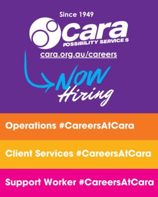 💜 Why work at Cara?✨ ImPossible Awards
💰 Salary packaging benefits
🎉 Social Club events
🤝 Supportive team cultureA career with purpose starts with a workplace where you can be yourself and grow.
👉 Link in bio#CaraPossibilityServices #CareersAtCara #WorkWithPurpose #ImPossible #NDIS #SAJobs #TeamCara #WhereDisabilityIsDifferent