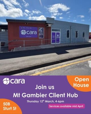 ⏰💙 1 DAY TO GO!
We’re putting the very final touches on our new Mt Gambier Client Hub… and we cannot WAIT to welcome you in!See you tomorrow from 4–6pm for the opening celebrations 🎉
Check our event page for all the details (link in bio)#MtGambier #ClientHub #Cara #OpeningDay #SouthAustralia  #SeeYouThere