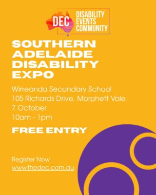 💙 We're exhibiting at the @thedec_australia Southern Adelaide Community Disability Expo!Come visit the Cara team, explore support options and learn more about what's possible with Cara.
📍7 October
📍10am - 1pm
📍Wirreanda Secondary School👋 We'd love to see you there! Register for your ticket via our Linktree in bio.#CaraPossibilityServices #WhereDisabilityIsDifferent #DECDisabilityExpo #DisabilityCommunity #NDIS #CommunityConnection #AdelaideEvents