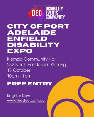 💙 We're exhibiting at the @thedec_australia Port Adelaide Enfield Disability Expo!Come visit the Cara team, explore support options and learn more about what's possible with Cara.
📍13 October
📍10am - 1pm
📍Klemzig Community Hall👋 We'd love to see you there! Register for your ticket via our Linktree in bio.#CaraPossibilityServices #WhereDisabilityIsDifferent #DECDisabilityExpo #DisabilityCommunity #NDIS #CommunityConnection #AdelaideEvents